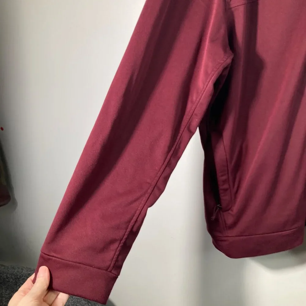Mens The North Face Full Zip Jacket Maroon 2XL Full Zip Polyester F18 NFOA3RT1 ?